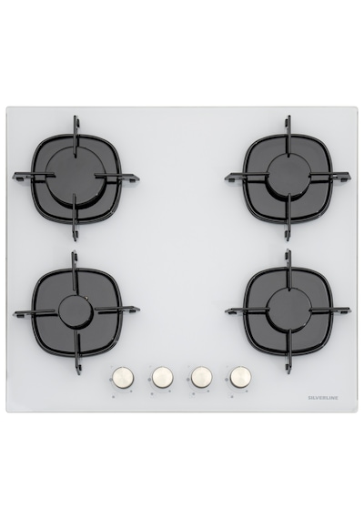 Silverline BO65P4W01 - CS5436W01 - 3481 Flam Cam Ankastre Set Beyaz