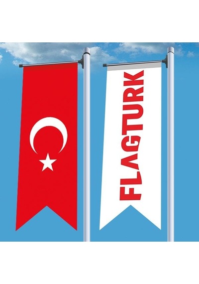 70x200 Saten Türk Kırlangıç Bayrak