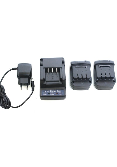 Toua Fixpro Gsn40 / Gfn3490ch / Gsn50 / Dcg72d-600 Gazlı Çivi Çakma Tabancası Batarya 2 Adet + Şarj Cihazı Set