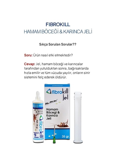 Hamam Böceği Ve Karınca Jeli 35gr