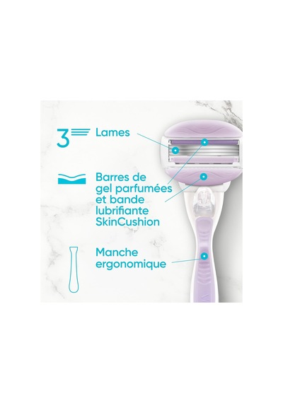 Gillette Venus Comfortglide Breeze Kadın Tıraş Makinesi + Yedek Tıraş Bıçağı 2'li Sku: Smg8690010386182
