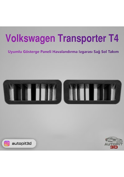 Volkswagen Transporter T4 Uyumlu Gösterge Paneli Havalandırma Izgarası Sağ Sol Takım
