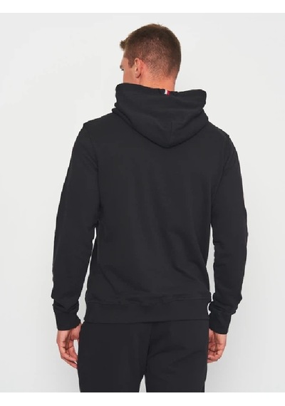 Tommy Hilfiger Erkek Kapşonlu Sweatshirt Siyah