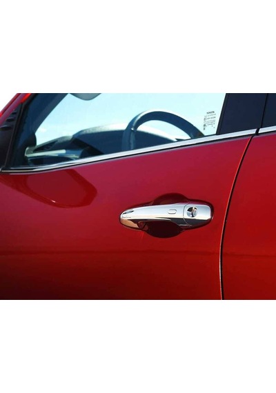 Toyota Uyumlu Hilux Krom Cam Çıtası 4 Parça 2015 ve Sonrası