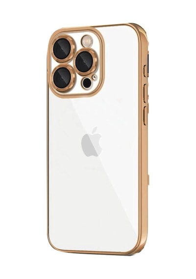 İphone 16 Pro Kılıf Razer Lensli Silikon - Desert