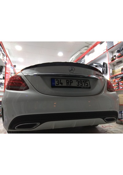 C180 W205 Kasa Piano Black Boyalı Abs Plastik Spoiler