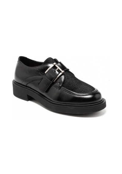 Nero Black Oxford Klasik Kadın 79y1 Frau Horsyalias Siyah