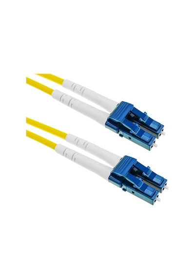 Uranıum Lc/upc-lc/upc Sm Dx 9/125 Dx Patch Cord 2.0mm Lszh G657a2 1 Metre Uranium
