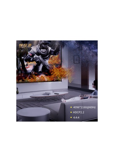 Oh03, Fiber Optik 4k Hdmı Aoc Kablo - Tv Pc Projeksiyon, Hdr Arc Hdcp 10 Metre Duvar İçi Başlıklı