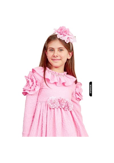 Xo Kids Fırfırlı Kristal Taş Ve Çiçek Baskılı Yay Başörtülü Kız Çocuk 2li Elbise 4-12 Yaş 6522 Pembe Xo Kids Fırfırlı Kristal Taş Ve Çiçek Baskılı Yay Başörtülü Kız Çocuk 2li Elbise 4-12 Yaş 6522 Pembe