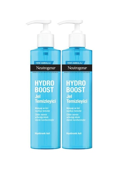 Neutrogena Hydro Boost Jel Yüz Temizleyici 200 ml x2