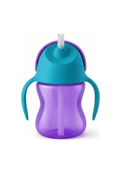 Desenli Pipetli Bardak 200 Ml Kız