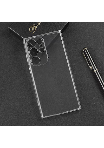 Zore Galaxy S23 Ultra Uyumlu Nvth Süper Silikon Kılıf-renksiz