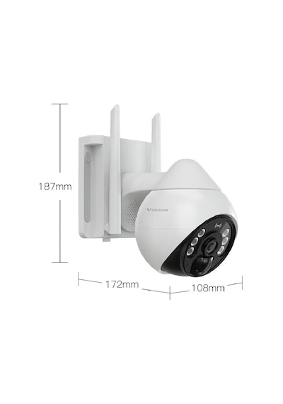Vstarcam Bg69-tz Solar Panelli 4g Sim Kartlı Ptz Kamera