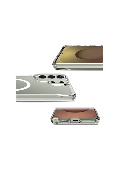 Galaxy S26 Ultra Kılıf Zore M-safe Şarj Özellikli T-max M-safe Kapak Seffaf