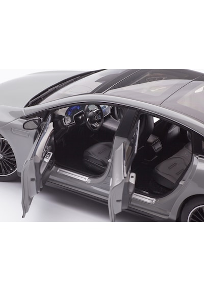 1:18 Ölçek Nzg 2023 Mercedes Benz Eqe Amg Line V295 Diecast Metal Minyatür Model Araba 25cm Gri