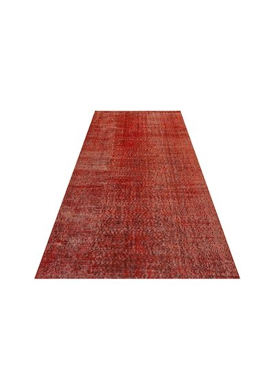 Klasık Modern Vıntage Eskıtme El Dokuma Halı 129 X 260 Cm 9672