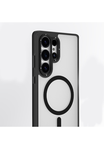 Galaxy Uyumlu S25 Ultra Kılıf M-safe Özellikli Cam Arka Yüzey Tpu Youngkit Gemstone Seri Kapak Siyah-şeffaf Şeffaf - Siyah Galaxy Uyumlu S25 Ultra Kılıf M-safe Özellikli Cam Arka Yüzey Tpu Youngkit Gemstone Seri Kapak Siyah-şeffaf Şeffaf - Siyah