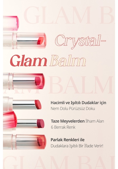 Clio Crystal Glam Balm 01 Honey Peach