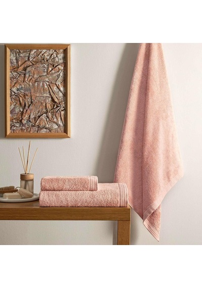 Linens Cozy Bambu 50x85 Cm Yüz Havlusu Rose Genel