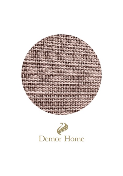 Keten Dokulu Pudra Pembe Kırlent Kılıfı, 50x50 Cm, Polyester Diğer