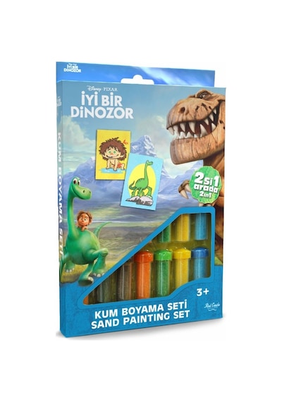 Eğitici Ve Eğlenceli Kum Boyama Seti Disney İyi Bir Dinozor Spot & Arlo Ds-24