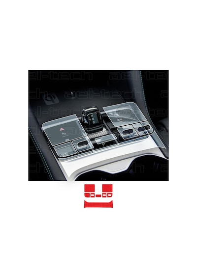 Byd Seal U Dm-i Uyumlu Vites Etrafı Piano Black Tpu Koruyucu 8 Li Set