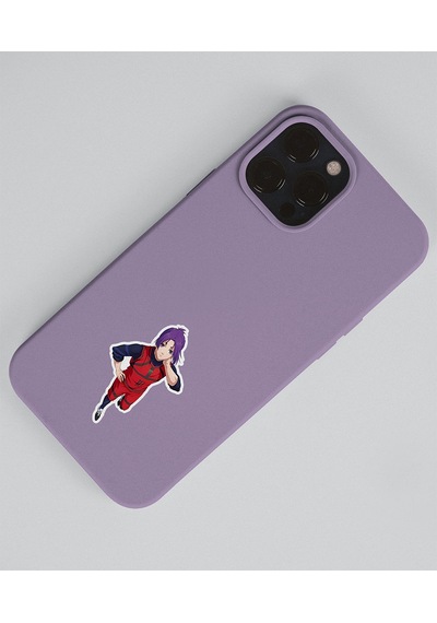 Reo Mikage-bluelock-parlak Kağıt -2li Sticker Set-futbol Telefon Süsleme Anime Blue Lock Lila