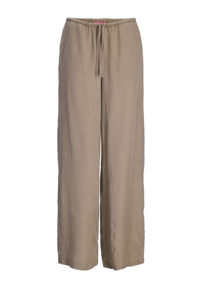 Jack & Jones Kadin Beli Lastikli Baglama Detayli Pantolon - Sigrid - 12289009 Feather Gray