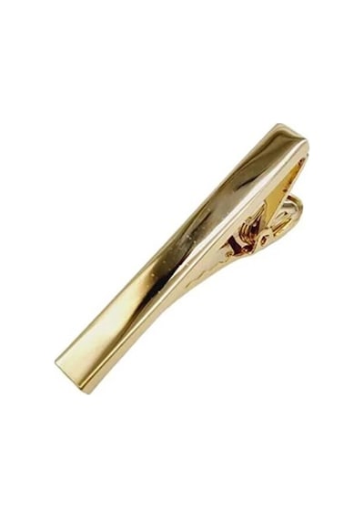 Tezzgelsin Erkek Saten Kravat Mendil Ve Gold Çelik Kravat İğne Set Gümüş