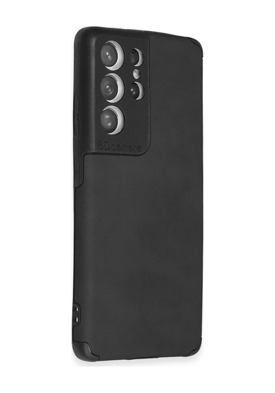 Galaxy S21 Ultra Kılıf Loop Deri Silikon - Siyah Renk