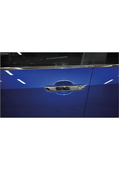 Honda Civic FC5 İçin Uyumlu Elegance Kapı Kolu Takımı Kaplaması Krom Nikelaj 2016-2021