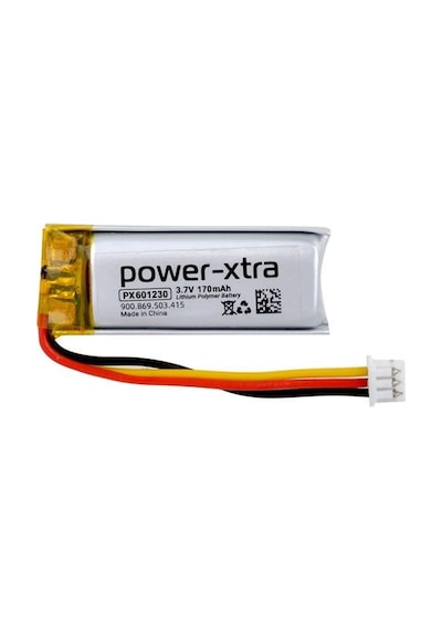 Power-xtra Px601230 - 3.7v 170 Mah Li-polymer Pil - Devreli - Soketli - 106849