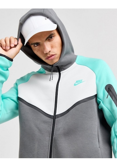 Nike Tech Fleece Fz Windrunner Hoodie Erkek Sweatshirt-sportxoutlet Gri - Beyaz