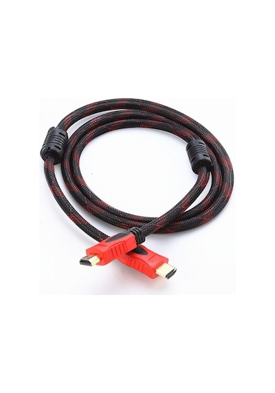 Concord C-513 HDMI Kablo 1.5 M Ses ve Görüntü Aktarım Kablosu Kırmız - Siyah