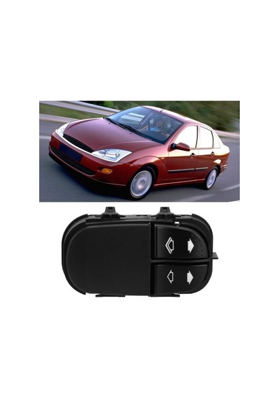 FORD FOCUS 1 SOL ÇİFTLİ CAM DÜĞMESİ ANAHTARI 1998-2005