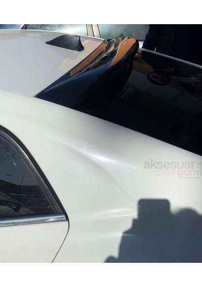 Renault Megane4 Arka Cam Üstü Spoiler Parlak Siyah Spoyler