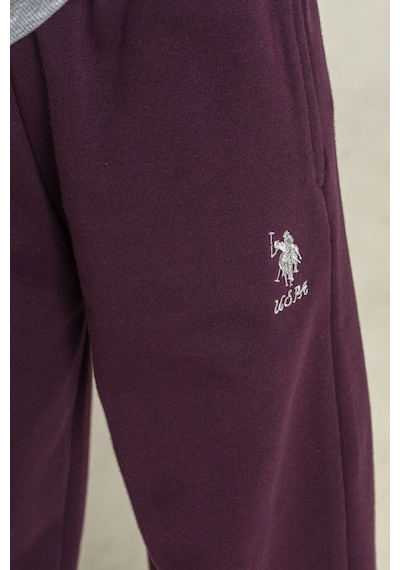 U.S. Polo Assn. Kız Çocuk Baskılı Gri Uzun Kol Eşofman Takımı Us2714-c-v2 Us2714-c-v2