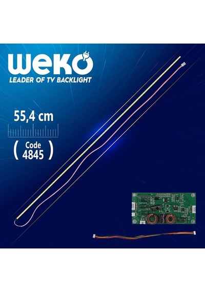 50'' Universal E-led 63 Ledli 7020 554mm 360-450ma 63-66v Çift Led+sürücü+kablo Takım Wk-1371