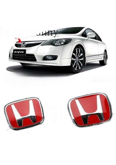 Honda Civic Fd6 2006-2012 Kırmızı H Ön-arka Logo Ablem