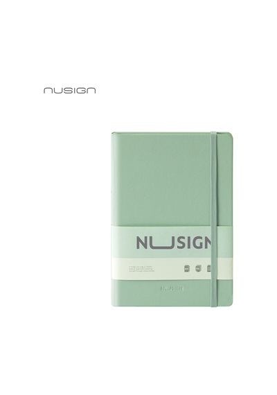 Nusıgn A5 Deri Dokulu Çizgili Defter 80 G/m² 96 Yaprak Yeşil