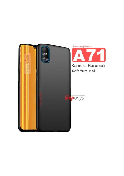 Galaxy A71 Kamera Korumalı Mat Soft Esnek Kalite Silikon Kılıf
