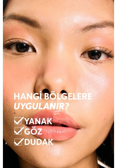 Cream Co. Nemlendirici Besleyici Işıltılı Dudak Yanak ve Göz Renklendirici Tint Dusty Rose