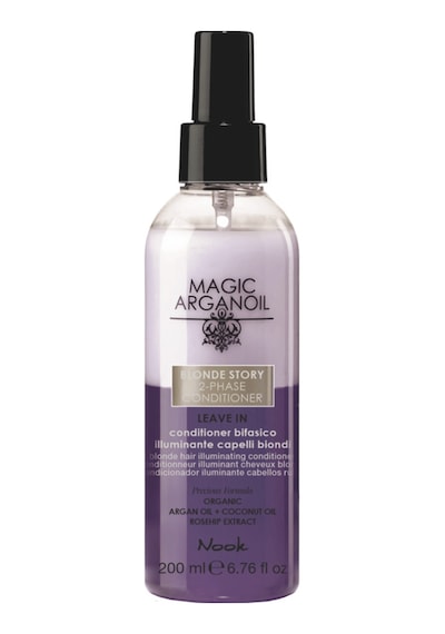 Nook Blonde Story Sarı Gri Saçlar Argan Kuşburnu Özlü Durulanmayan 2 Fazlı Parlaklık Saç Spreyi 200ml