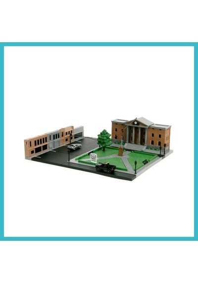 Bezos Geleceğe Dönüş Saat Kulesi Nano Sahnesi Diorama Modellemesi Dfnbez