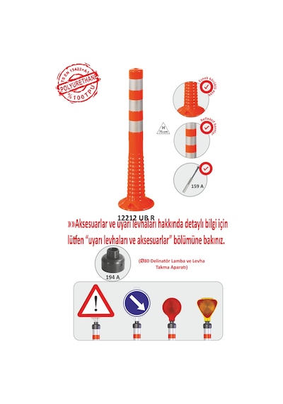 12212 Ubr Evelux Şerit Ayırıcı Esnek Delinatör
