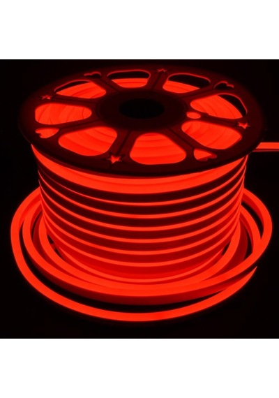 Kırmızı Neon Led 5 Mt 12 Volt 6x12mm
