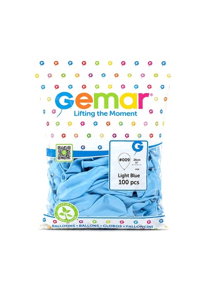 İç Mekan - Açık Mavi Balon 10 Inc - 26cm - 100pcs Bx40 Diğer