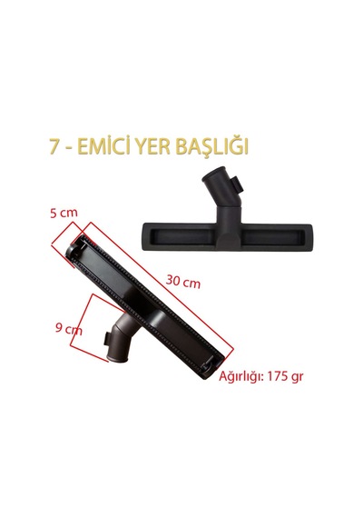 Bluehouse Bh018W Mojado Süpürge Emici Yer Başlığı