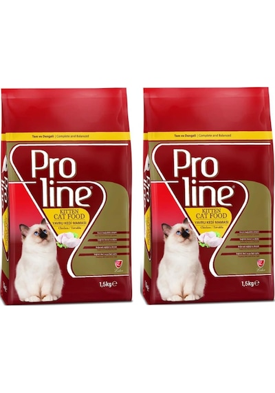 Proline Kitten Tavuklu Yavru Kedi Maması 2 x 1500 G Proline Kitten Tavuklu Yavru Kedi Maması 2 x 1500 G